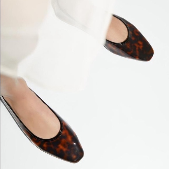 Zara tortoise flats 38/7.5 - Picture 2 of 5